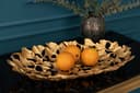 riess-ambiente Dekoschale GINKGO LEAFS 40cm Gold Handarbeit Bild 2