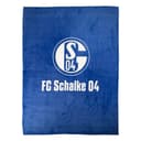 Wohndecke Flanell Königsblau FC Schalke 04 Bild 2