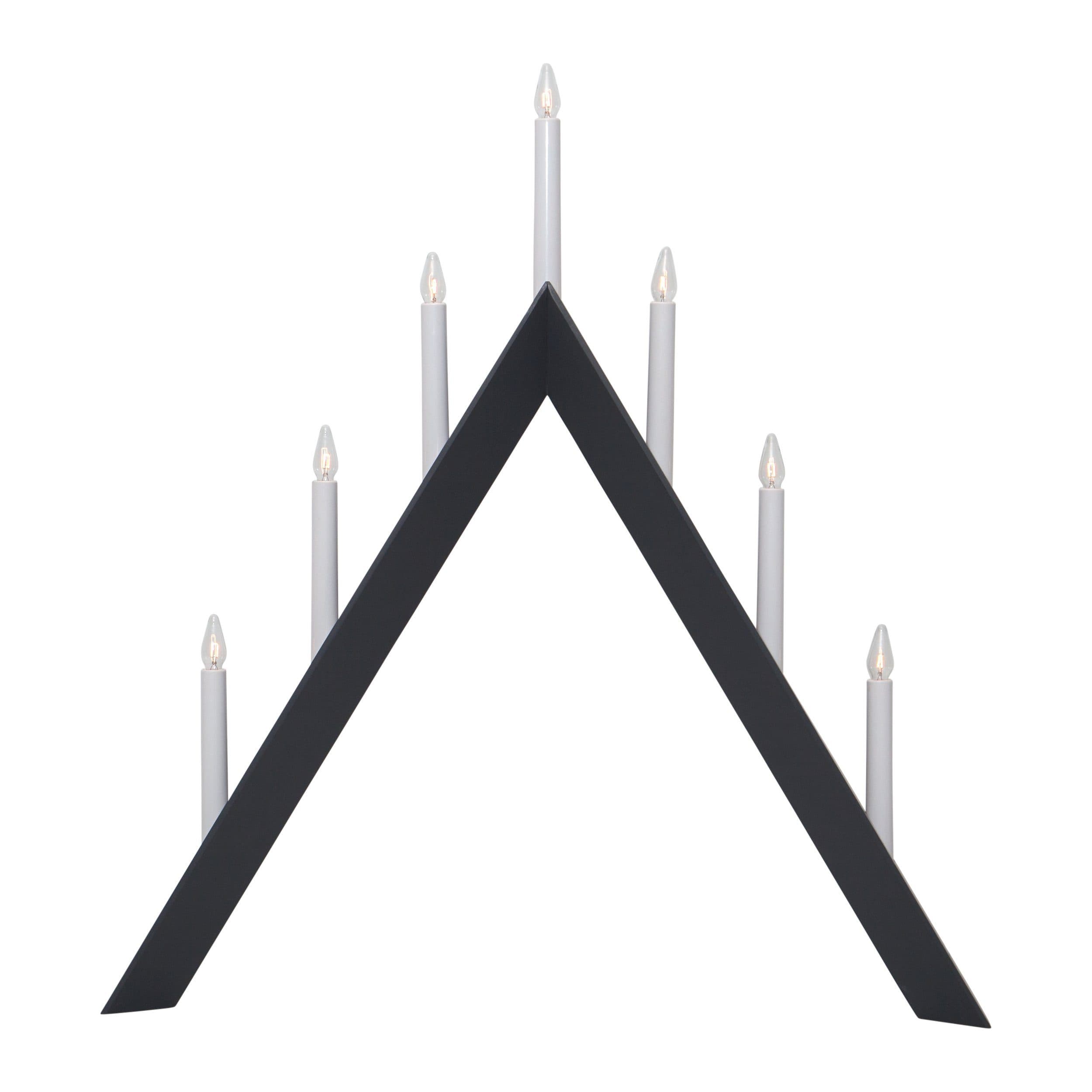 EGLO Kerzenständer Arrow LED Holz Anthrazit Warmweiß - Bild 2