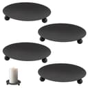 bremermann Kerzenhalter 4er-Set Schwarz Metall Bild 2