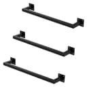 ML-DESIGN Wandgarderobe 3er Set Schwarz Stahl Bild 2