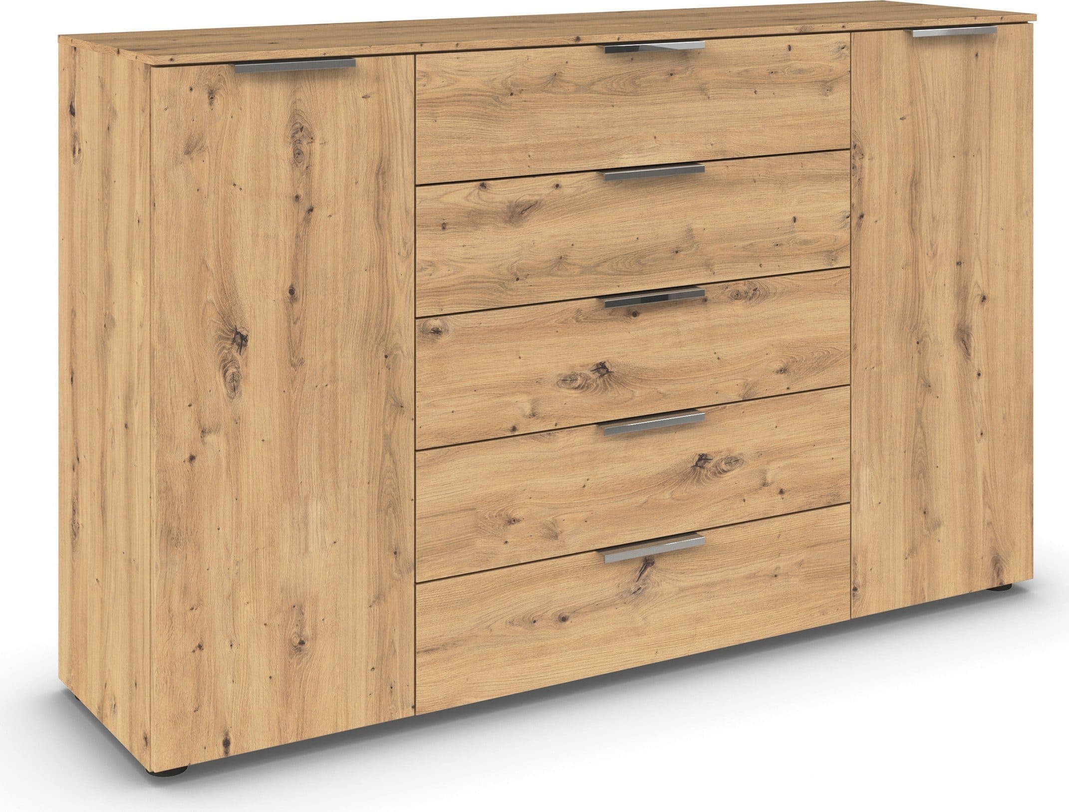 Rauch Flipp Schubkastenkommode 2-türig mit 5 Schubladen Soft-Close - Bild 2
