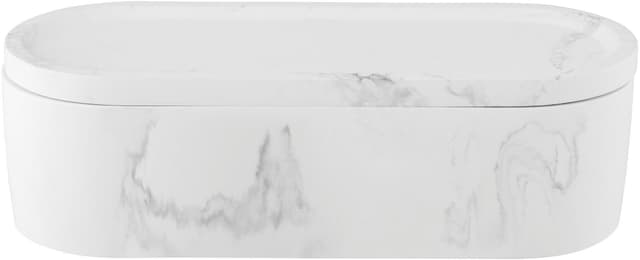SCHÖNER WOHNEN-Kollektion: Marmor-Optik Aufbewahrungsdose mit Deckel fürs Bad