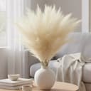 Fanci Home Kunstblume Künstliches Pampasgras 30 Stück Set Beige/Gelb Boho Deko Bild 2