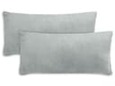 ZOLLNER Kissenbezug 2 Stück 40 x 80 cm 100% Polyester Bild 2