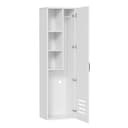 TWSOUL Badezimmerschrank schmal weiß Hochschrank Bild 2