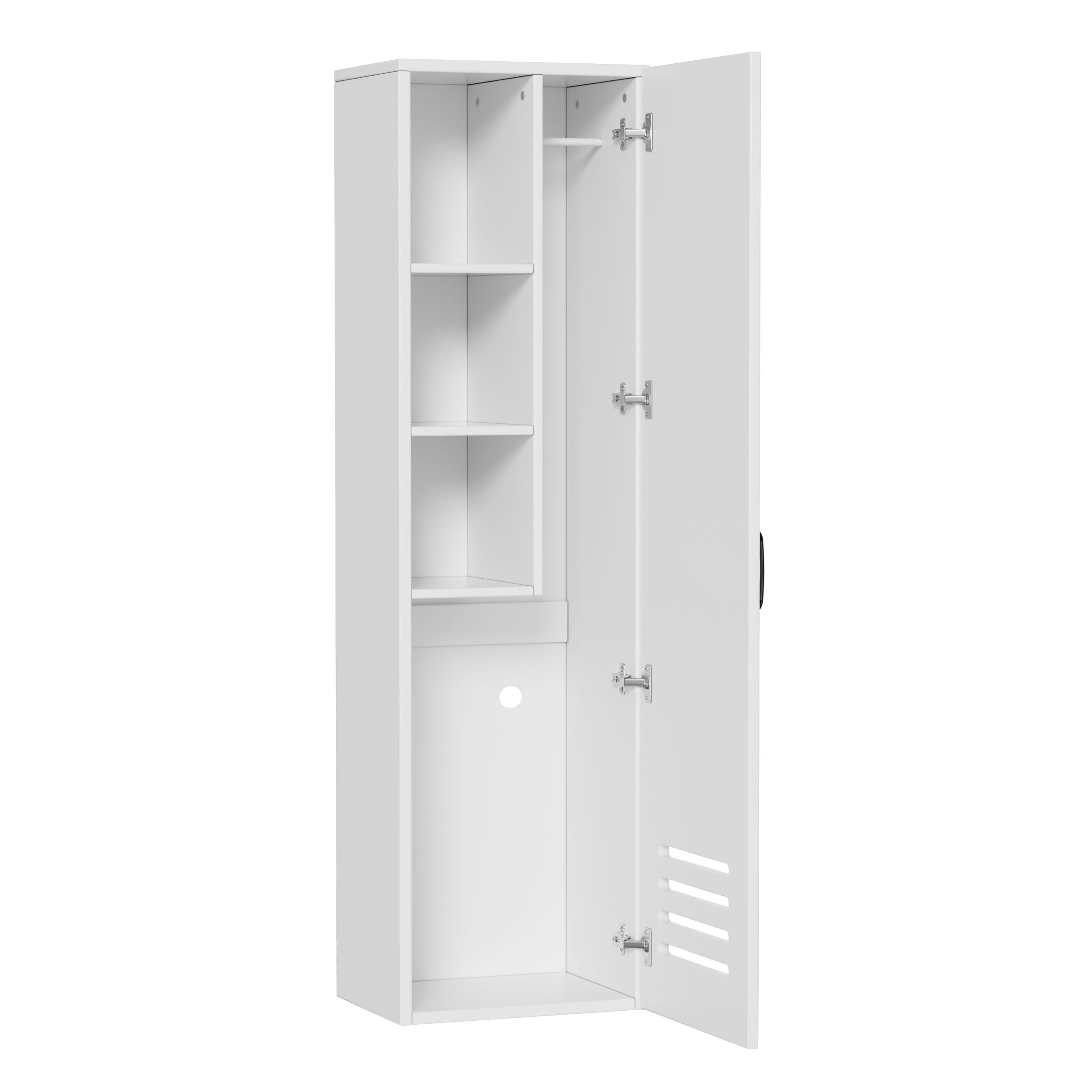 TWSOUL Badezimmerschrank schmal weiß Hochschrank - Bild 2