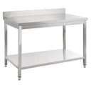 GastroHero Edelstahl Arbeitstisch 140 x 60 x 85 cm Bild 2