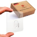TECBULL Klebehaken XL Transparent Wiederverwendbar Bis 3KG Bild 2
