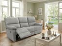 Home affaire LANNOY 3-Sitzer Sofa mit Relaxfunktion und USB-Anschluss hellgrau Bild 2