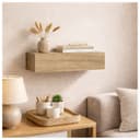 HTI-Living Wandregal mit Schublade 40 cm Sonoma Bild 2