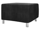 MIRJAN24 Polsterhocker Dover Cord Schwarz Bild 2