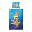 MTOnlinehandel Kinderbettwäsche SpongeBob Blau Mikrofaser 2-teilig Bild 2