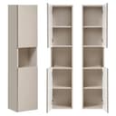 Lomadox Hochschrank VERACRUZ-56 Badschrank Kaschmir Modern Bild 2