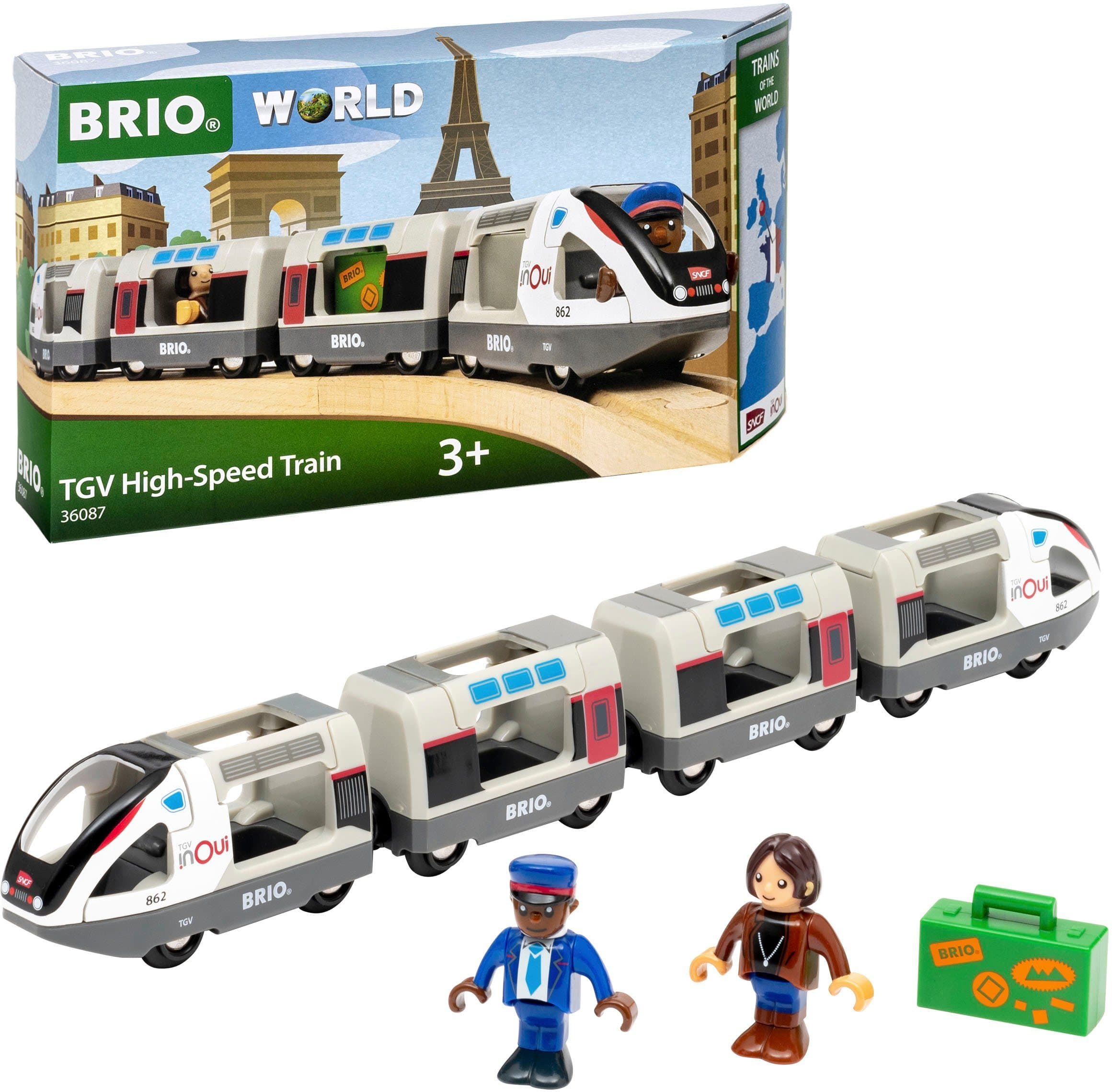 BRIO® Spielzeug-Eisenbahn BRIO® WORLD, TGV Hochgeschwindigkeitszug - Bild 2