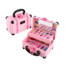 KINSI Kinder-Kosmetikspielzeug Prinzessinnen-Make-up Handtasche Rosa Bild 2