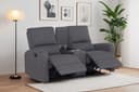 HOME AFFAIRE TOURNAY 2-Sitzer Sofa Dunkelgrau Relaxfunktion Bild 2