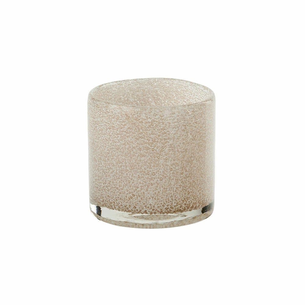 Giftcompany Windlicht Linen Hellbeige Glas