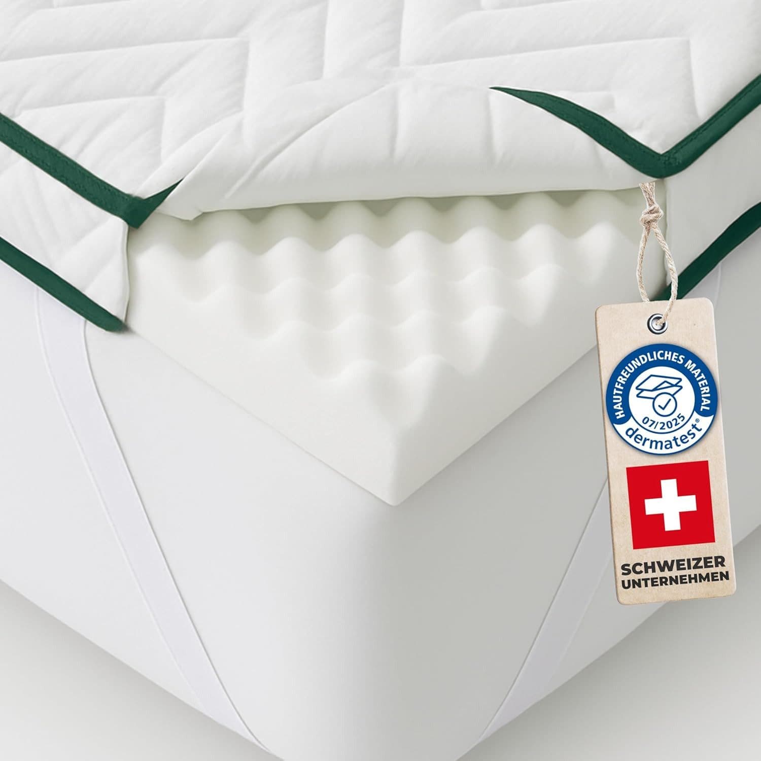 Welldora Matratzentopper 8 cm Wendbar 3D-Kontur PU-Schaum - Bild 2
