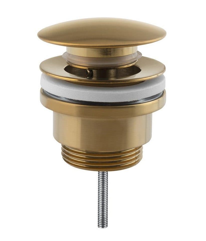 Sapho Ablaufgarnitur Gold matt Klick-Klack 5/4" für Waschbecken - Bild 2