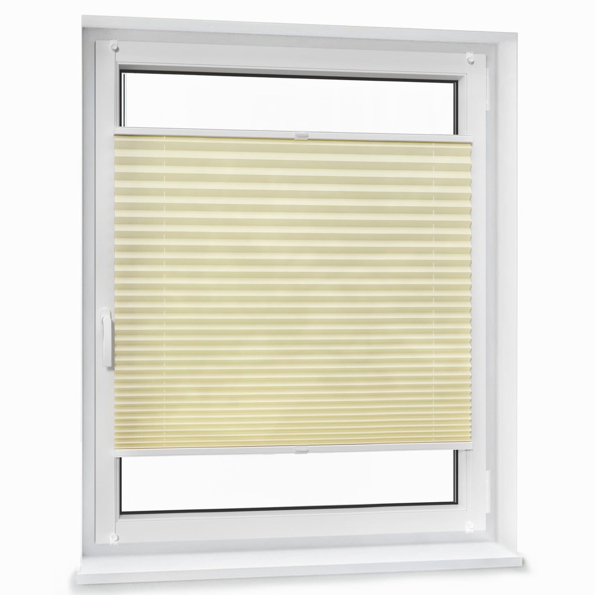 jalousiescout Plissee Pure Basic Creme Klemmfix Polyester - Bild 2