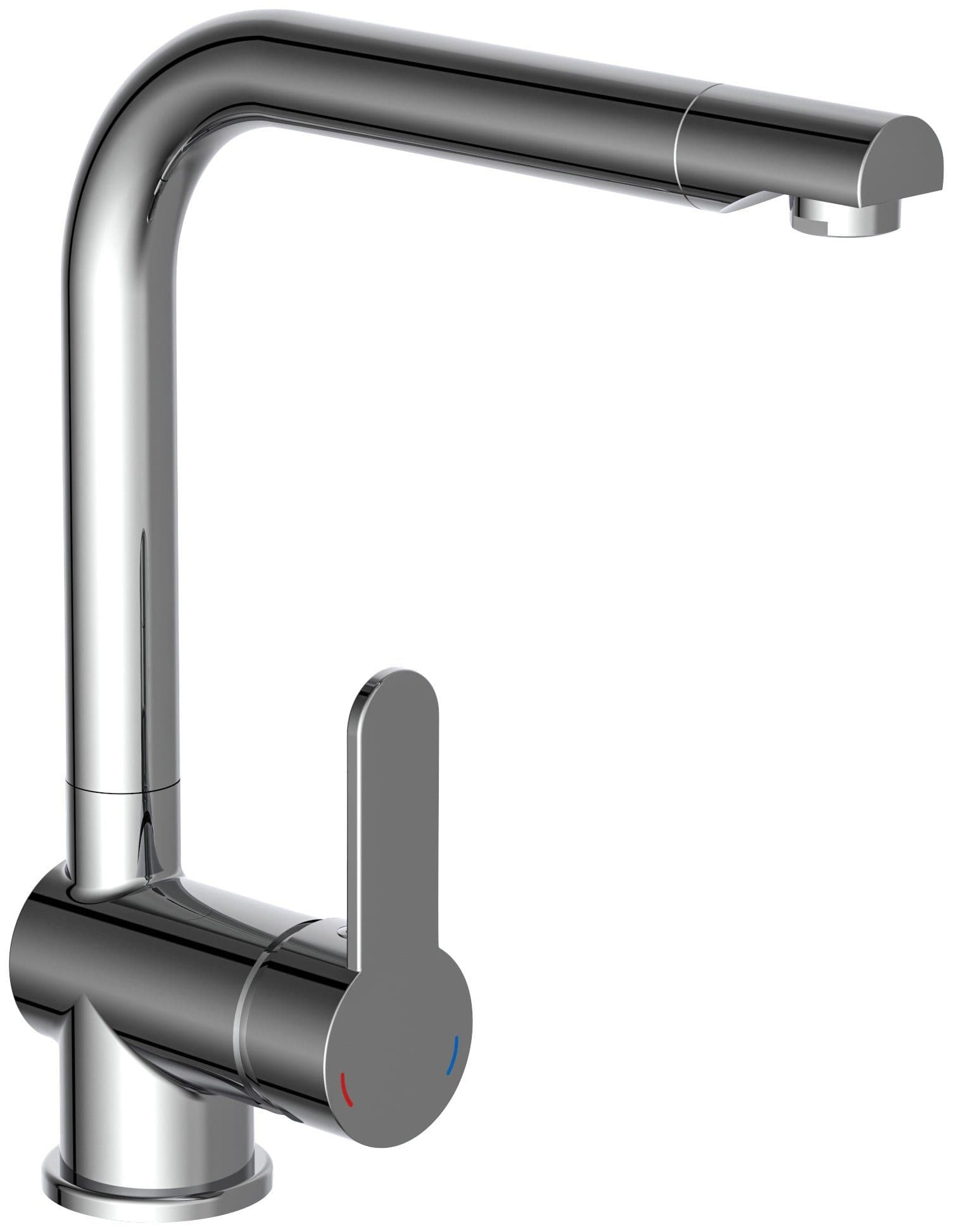SCHÜTTE Rio Spültischarmatur Grau Chrom 360° schwenkbar - Bild 2
