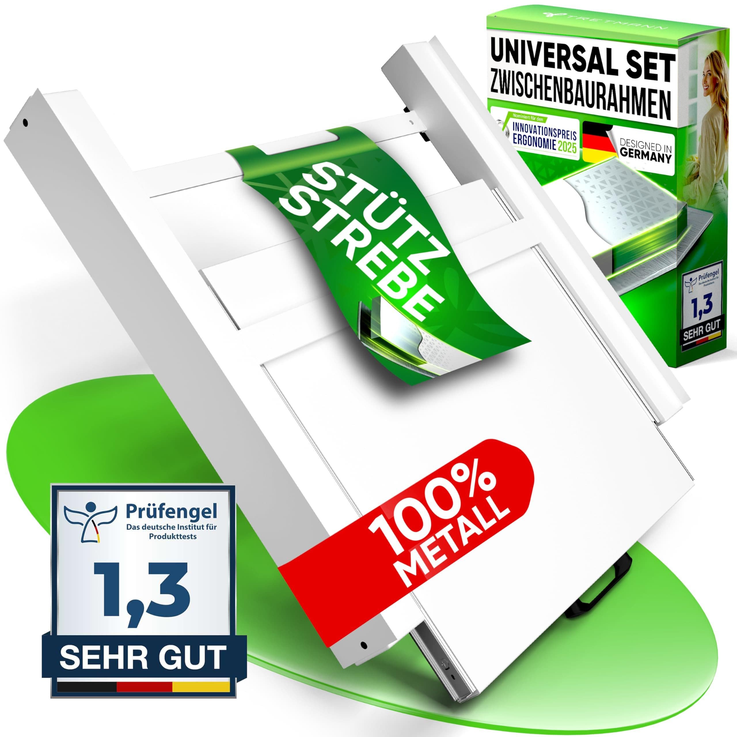 Tretmann Universal Zwischenbaurahmen Set für Waschmaschine & Trockner - Bild 2