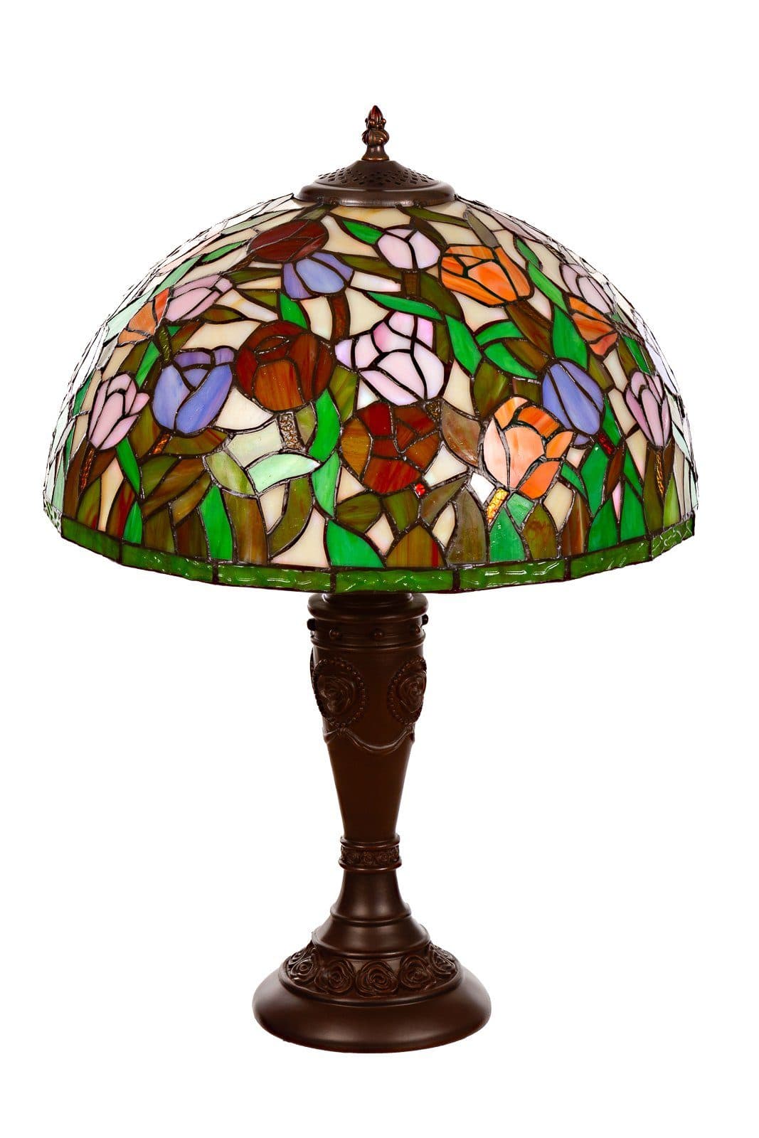 BIRENDY Stehlampe Tiffany-Stil 16 Zoll Libelle Rose - Bild 2