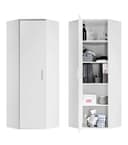 mokebo Mehrzweckschrank Der Lange Eckschrank Weiß Modern Bild 2
