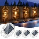 Quntis LED Solarleuchte 4 Stück Aussen Bodenbeleuchtung IP65 Wasserdicht Bild 2