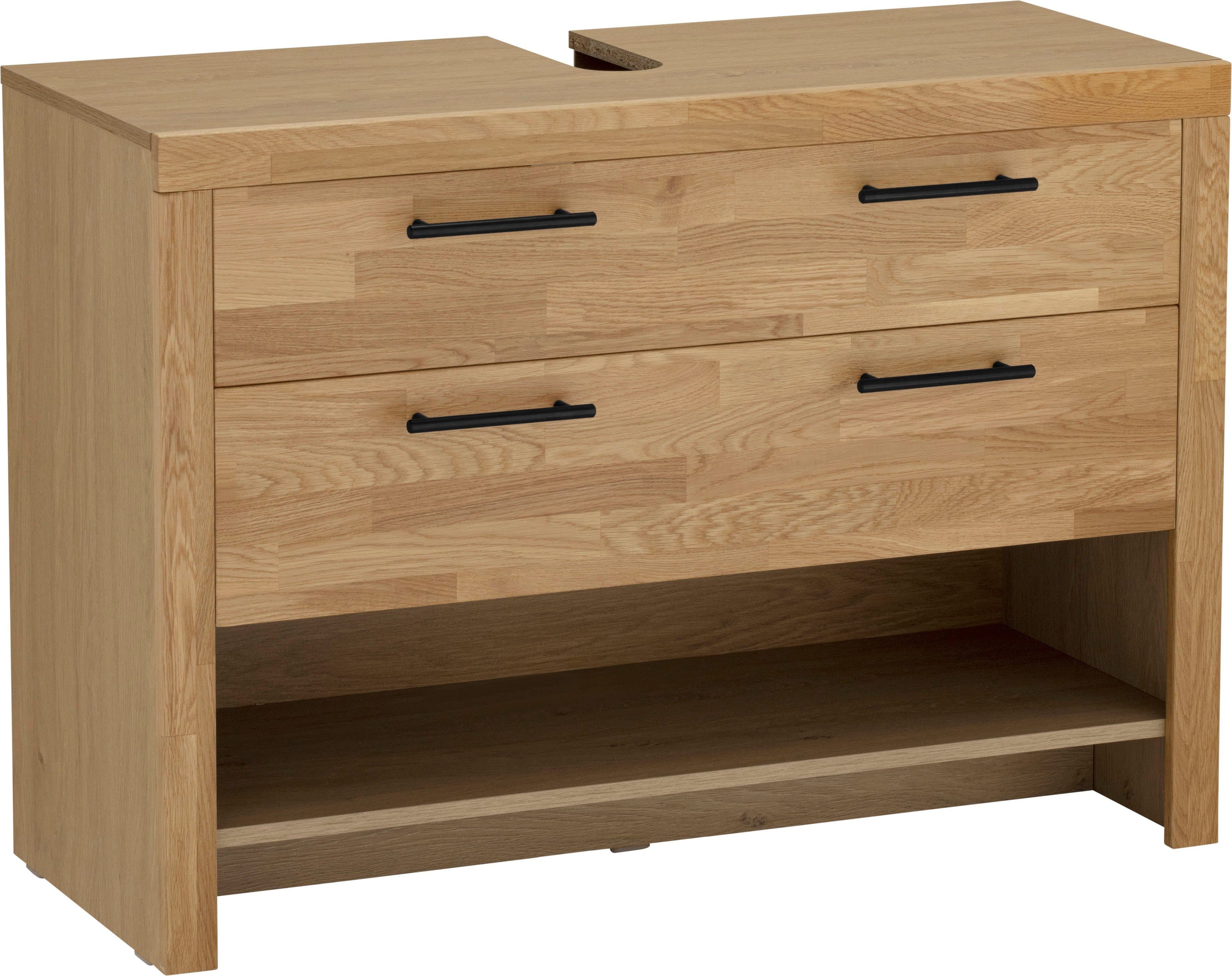HOME AFFAIRE Waschbeckenunterschrank Satori Eiche Natur - Bild 2