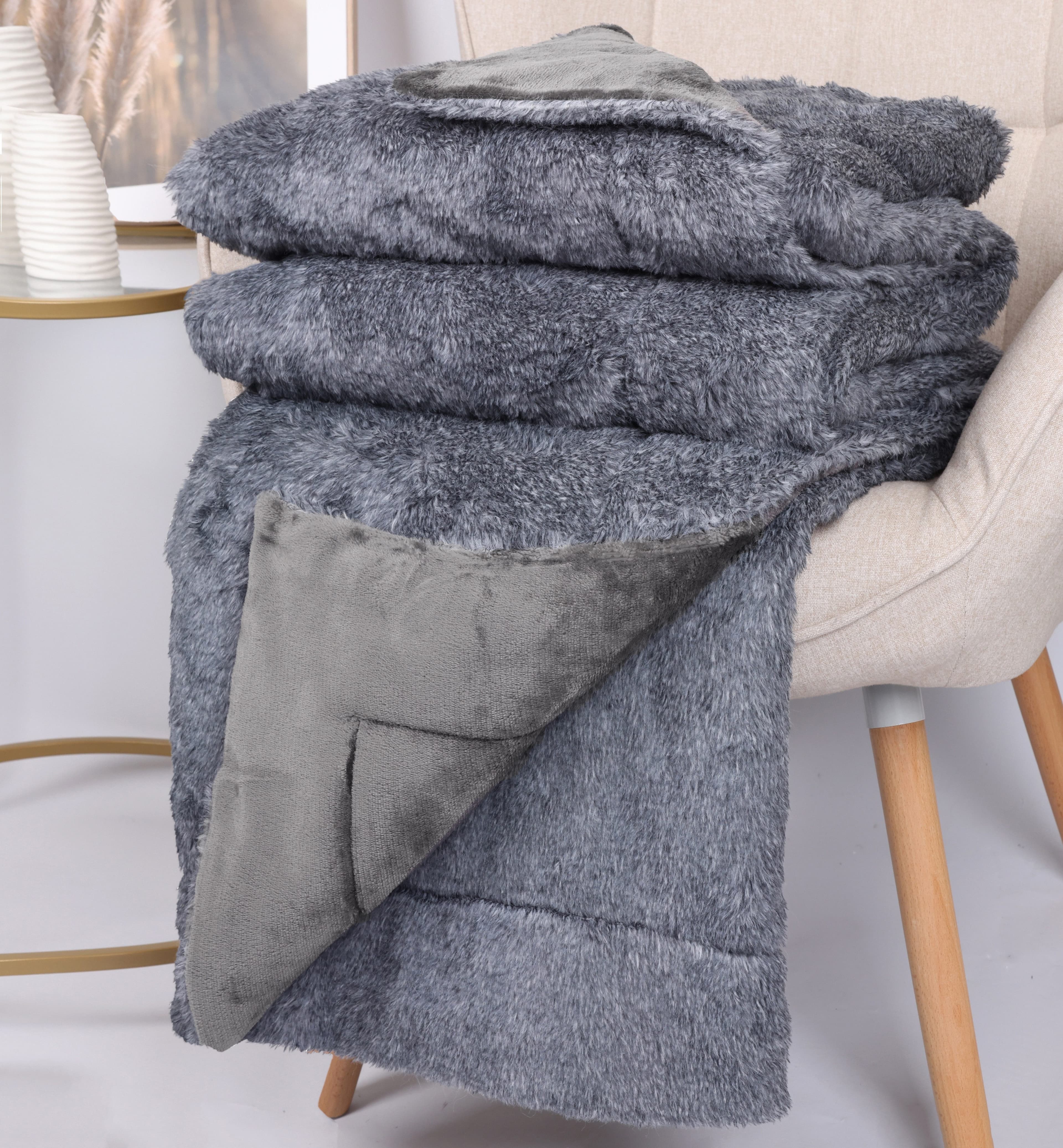 Betz Kuscheldecke XXL TURIN 150x200cm Grau - Bild 2