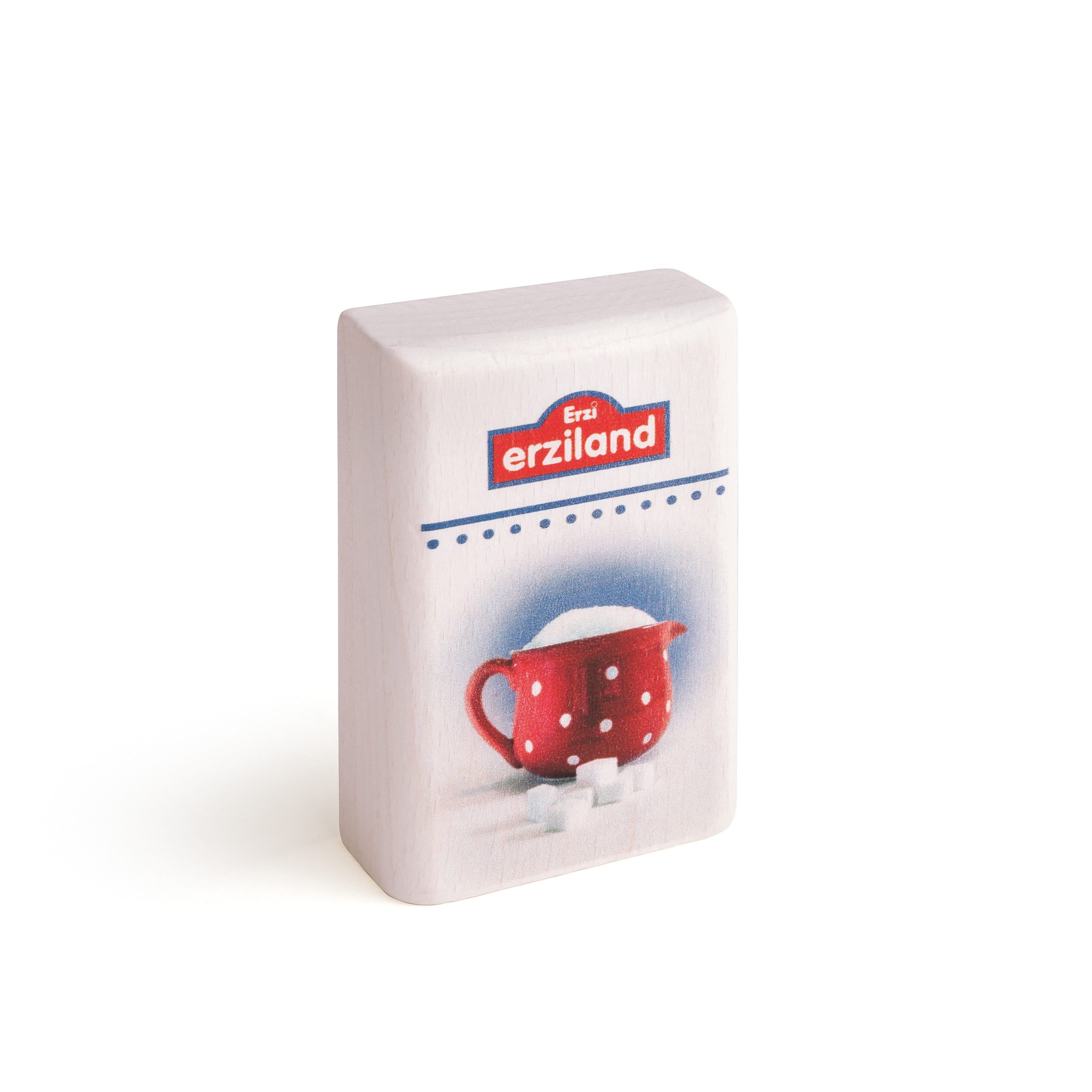 Erzi® Zucker Tüte für Kaufladen - Weißes Holzspielzeug Zubehör
