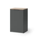 Vicco Kommode Wido Anthrazit/Sonoma 50 x 80 cm mit Regal Bild 2
