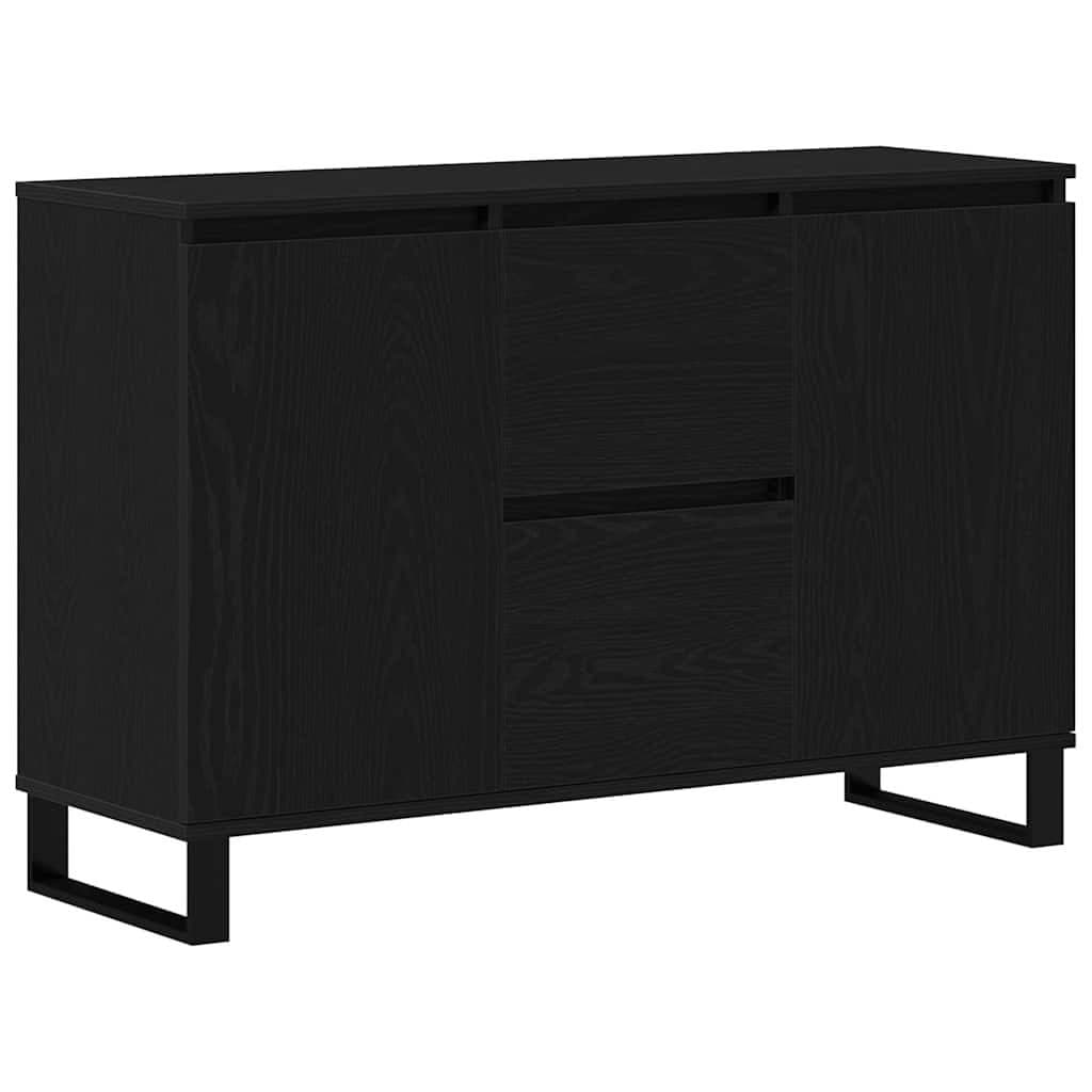 vidaXL Sideboard Schwarz Eichen-Optik Holzwerkstoff - Bild 2