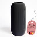 Rivello 3D Vase Schwarz - Skandinavische Bodenvase aus PLA Bild 2