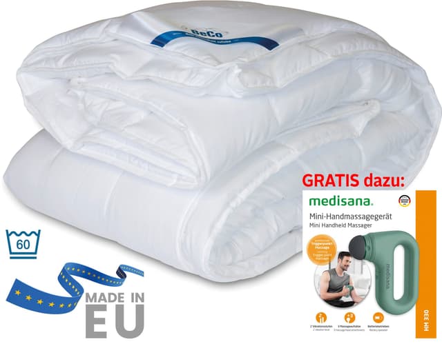 Beco Royal Soft Duo Microfaser Bettdecke für Sommer und Winter