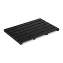 Relaxdays Badematte Bambus Schwarz Rutschfest Bild 2