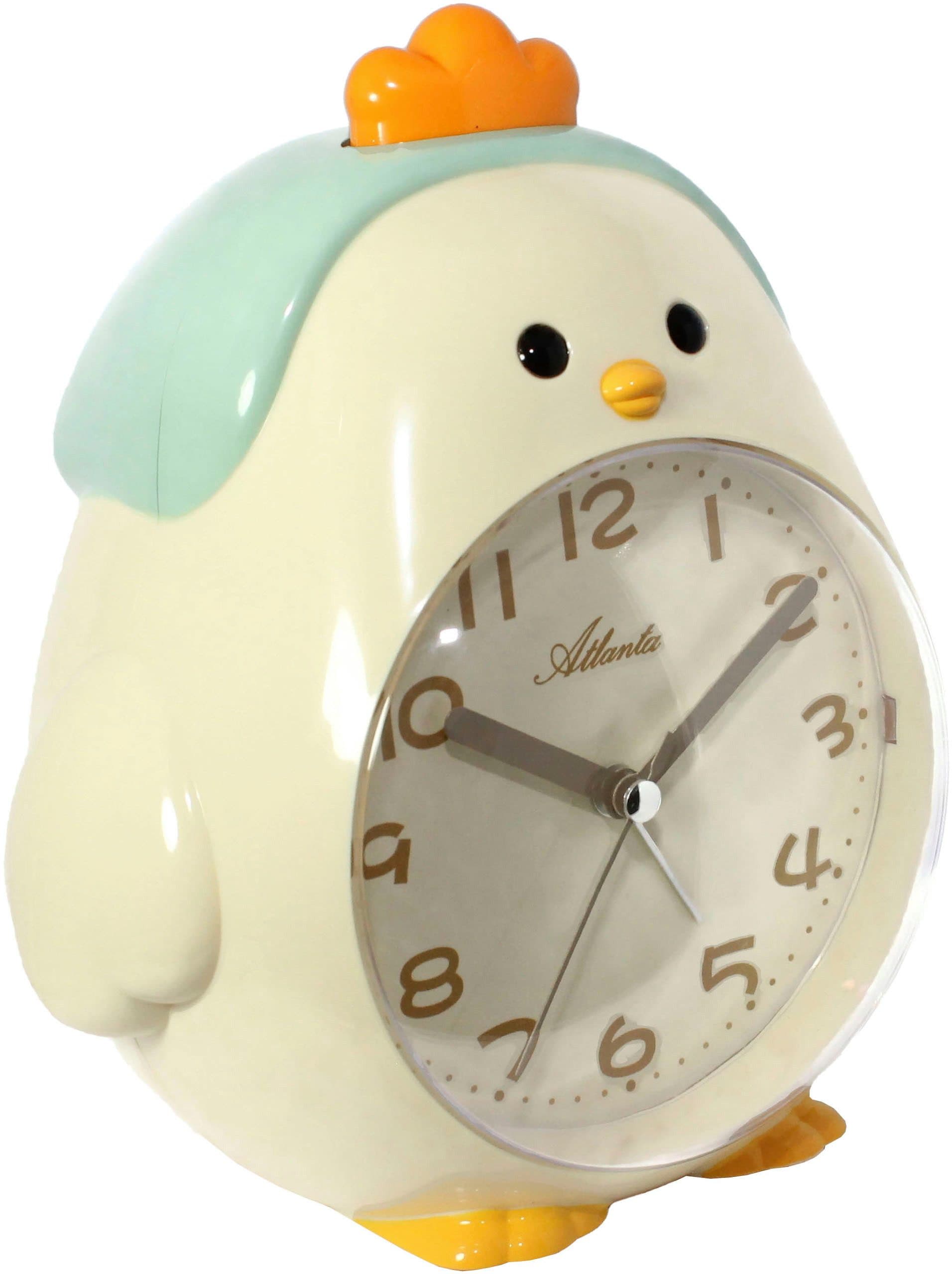 Atlanta Kinderwecker Quarz Küken Kinderzimmer Beleuchtung Piepalarm