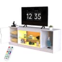 oyajia TV-Schrank Fernsehkommode 148cm mit LED-Beleuchtung Bild 2