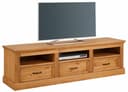OTTO home Lowboard Selma TV-Kommode 3 Schubkästen Landhauslook Bild 2