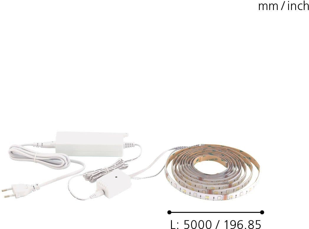 EGLO LED-Streifen EGLO connect Weiß Smart Home Farbwechsel 5m - Bild 2