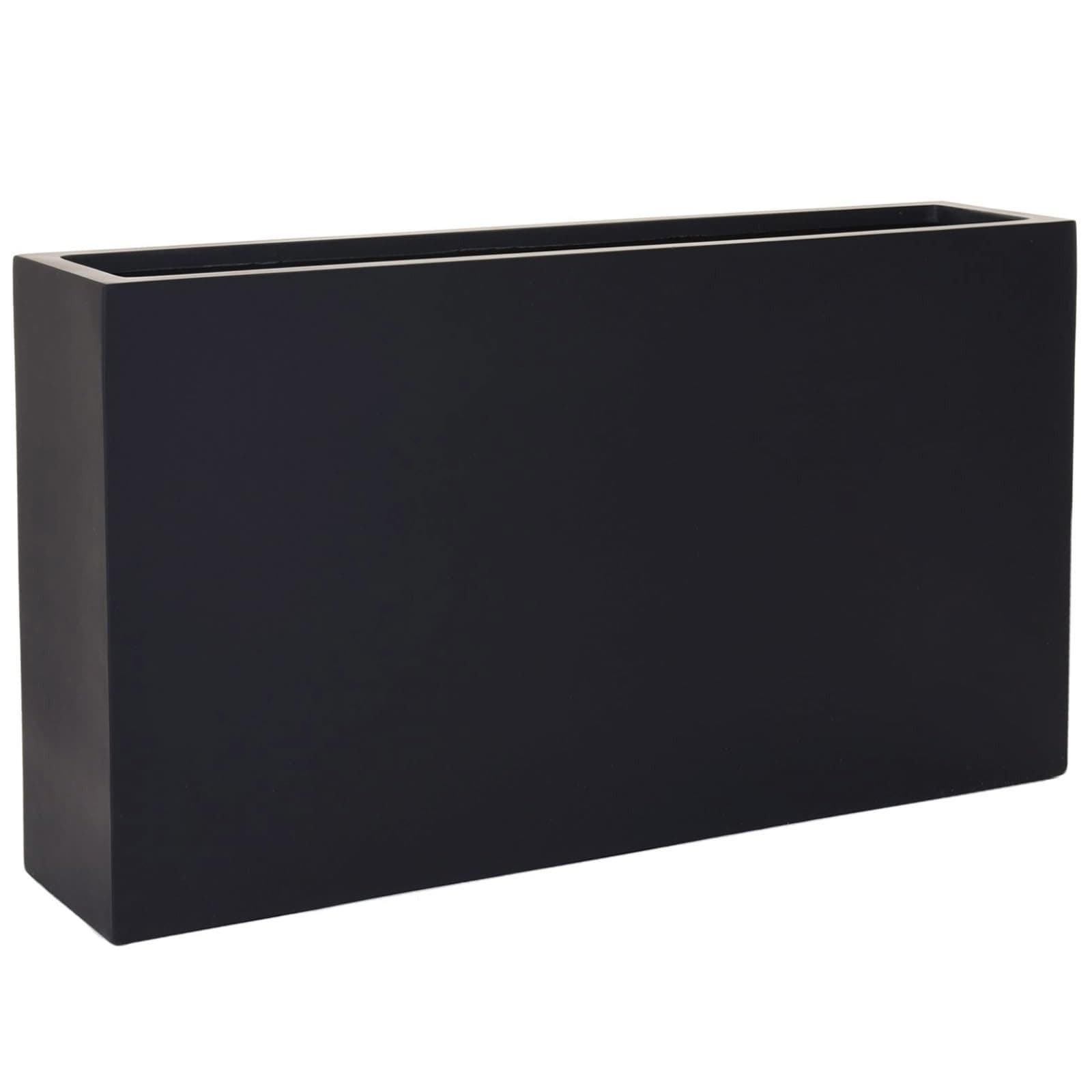 VIVANNO Pflanzkübel Fiberglas Anthrazit Matt Modern - Bild 2