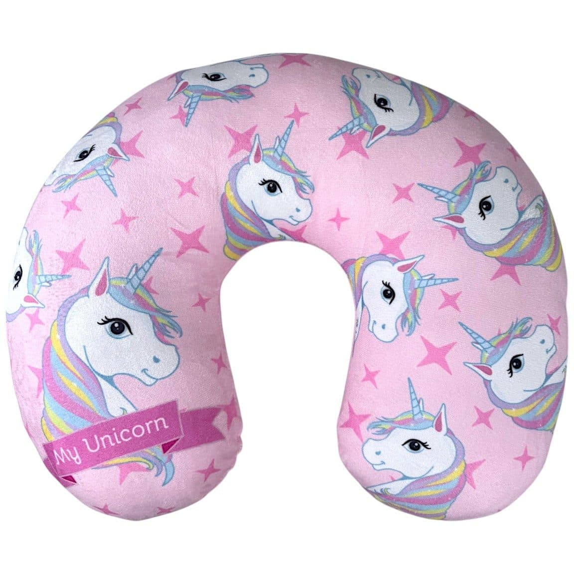AY!Max Reisekissen Einhorn Rosa Nackenkissen für Kinder - Bild 2