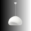 Opviq Pendelleuchte Loval 1 Weiß Fiberglas Bild 2