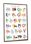 GRAVURZEILE Holzschild mit Spruch - Das Tier ABC - Buchstaben lernen Bild 2