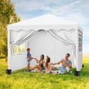 TLGREEN Faltpavillon 3x3 M Höhenverstellbar 420D Oxford Bild 2