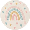 Paco Home Kinderteppich Nino 887 rund beige Polypropylen Bild 2