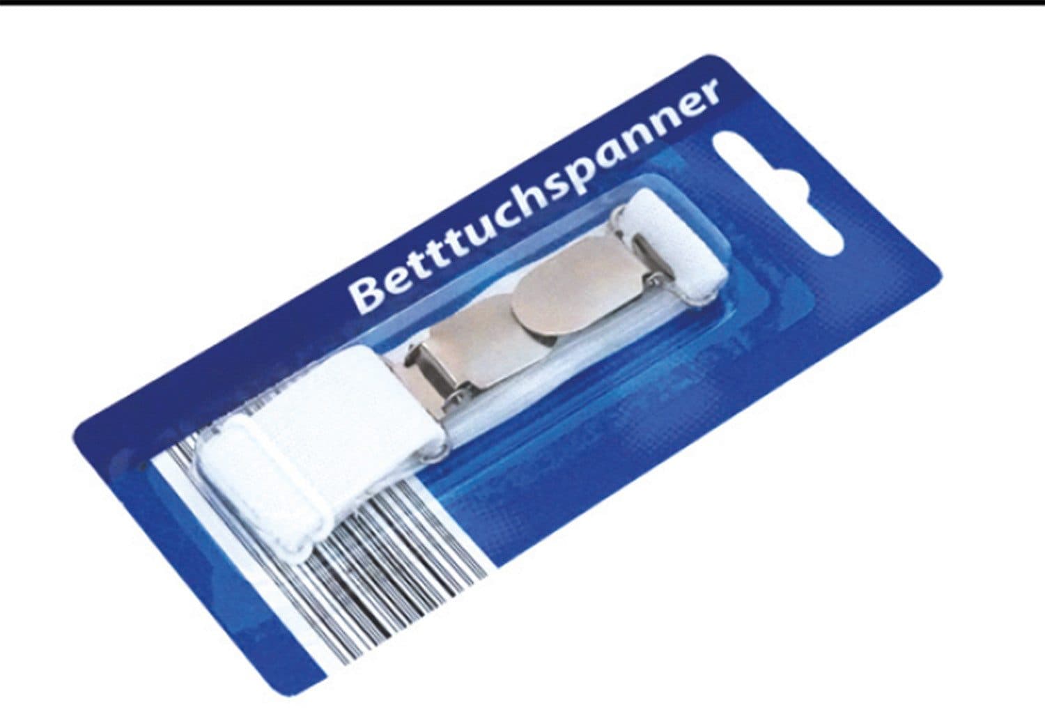 Betttuchspanner 4er Set - Elastische Lakenhalter mit Clips