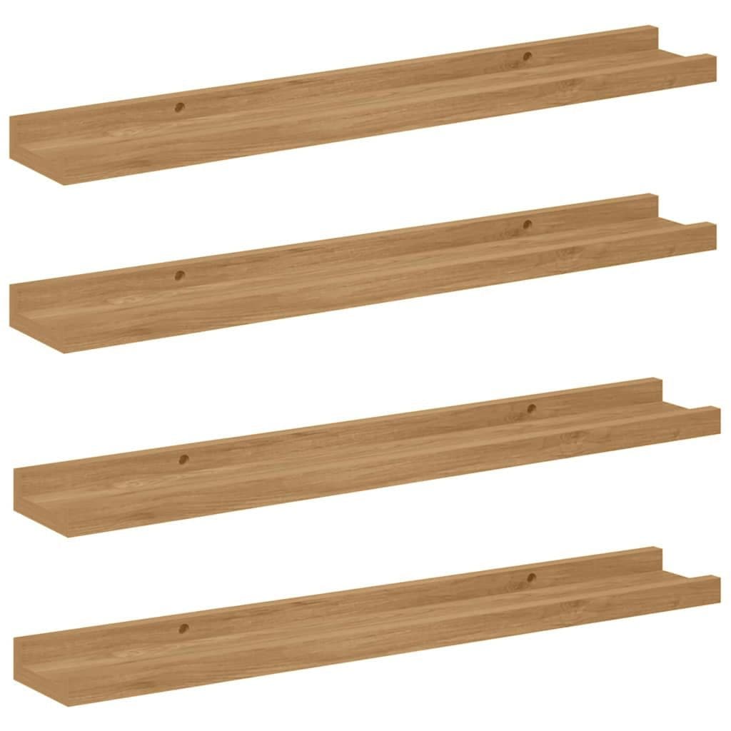 vidaXL Wandregal 4-tlg. Braun Holzwerkstoff Modern - Bild 2